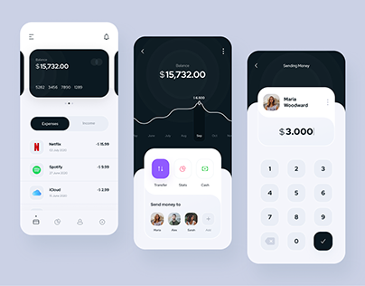 Mobile Banking App UI